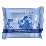 Natracare, Сертифицированные органические хлопковые салфетки для интимной гигиены, 12 салфеток