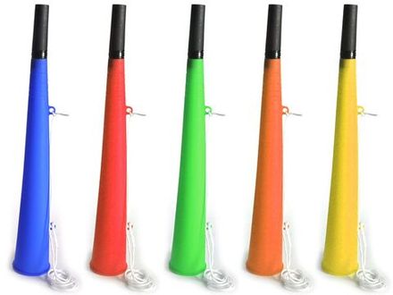 Дудка для болельщика. Длина 36 см, диаметр раструба 5 см.  :DU-36*5