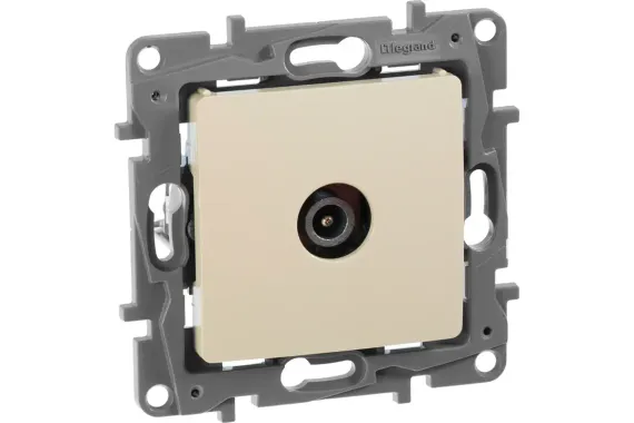 Розетка TV Legrand Etika оконечная слоновая кость 25688