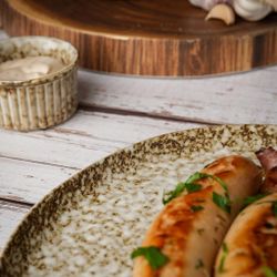 Тарелка с бортом d 27 см h1,8 см Brown Spider Silk P.L. Proff Cuisine [4]