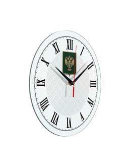 Настенные часы "герб Росимущества щит 55"