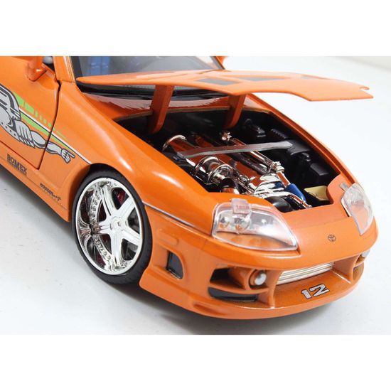 Модель Машинки Форсаж 1:24 FF 1995 Toyota Supra-Orange