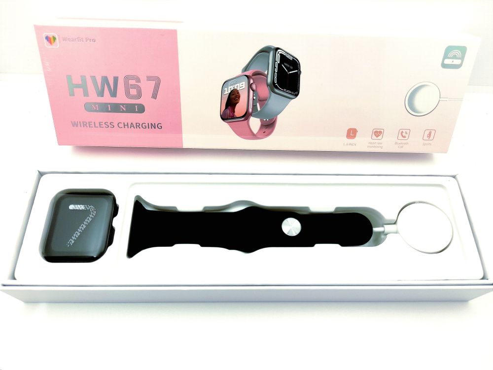 Смарт-часы HW67 Mini 41мм Wearfit Pro (черный)