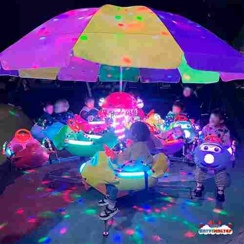 Летающая карусель «Веселые виражи», 3,6×3,6×3,3 м