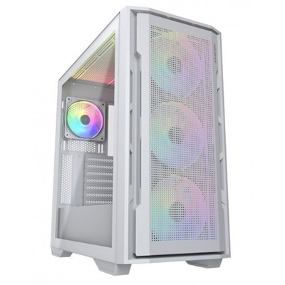 Корпус для компьютера Cougar Uniface X RGB White, 3x140mm ARGB +1x120mm ARGB Fan, ARGB Fan Hub, без БП, белый, E-ATX