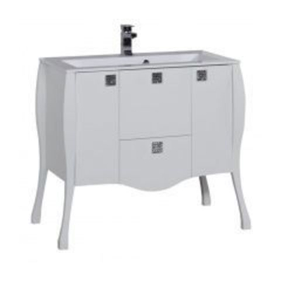 Тумба с раковиной Aquanet Мадонна 90 белый