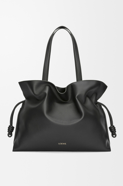 Loewe Сумка-клатч XL Flamenco из телячьей кожи наппа, черный