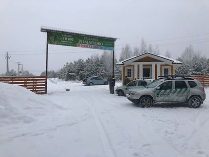 В «Усадьбе Романово» выполнена подготовка для монтажа откатных ворот