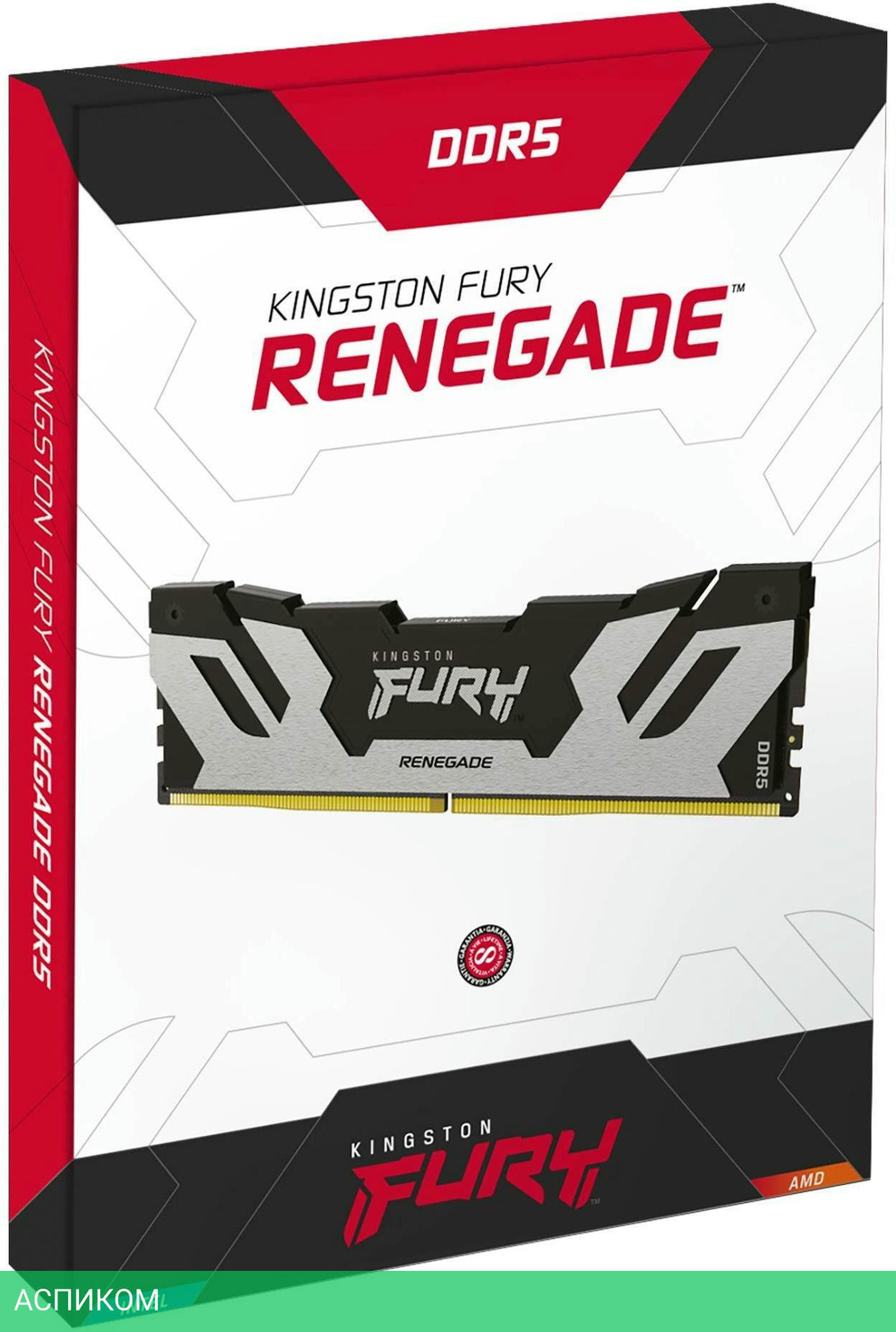 Оперативная память Kingston Fury Renegade Silver/Black 24GB DDR5 XMP (KF572C38RS-24)
