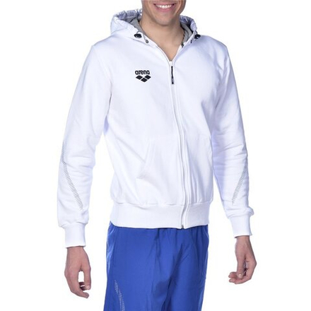 Спортивная толстовка Arena Team Line HOODED JACKET unisex (белая)