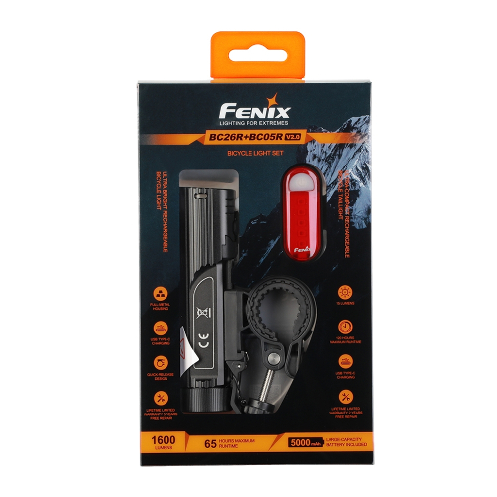 Фонарь Fenix велосипедный BC26R и BC05R V2.0