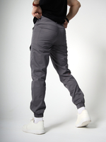 Брюки карго с передними карманами Город Горький серый графит