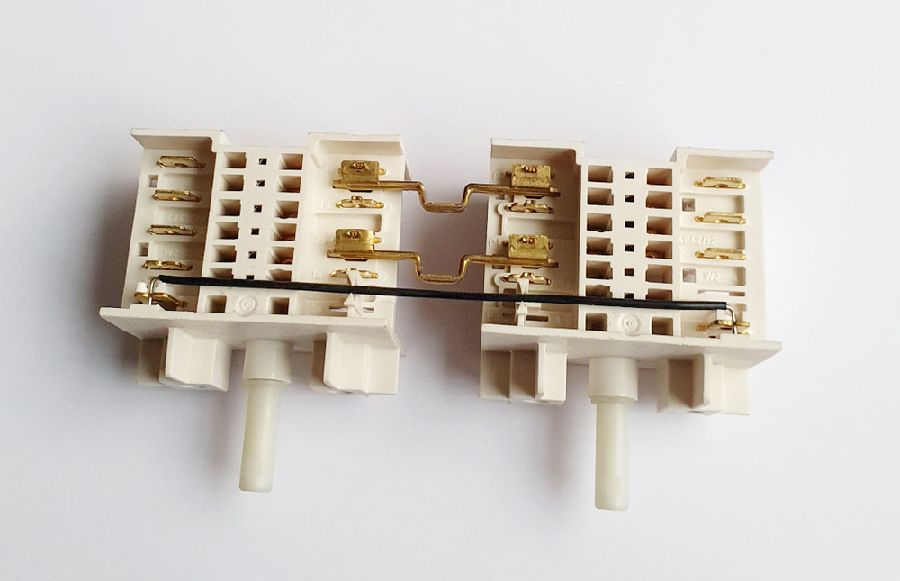 Переключатель режимов, сдвоенный, к плите GORENJE (ГОРЕНЬЕ),7-ми позиционный, второй 5-ти позиционный