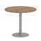 First Стол круглый KSPRG-1 Дуб Табак/Металл Серый 900*900*750