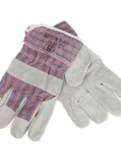 Монтажные спилковые комбинированные перчатки SAMGRUPP