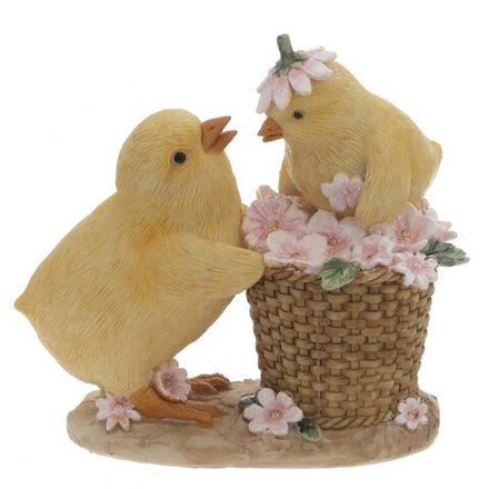 GAEM Фигурка декоративная "Цыплята", L9,5 W5 H9 см