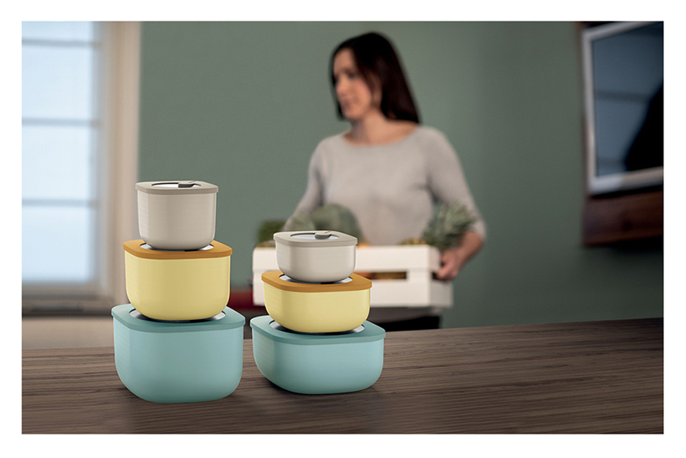 Контейнер для хранения store&more, 975 мл, зеленый