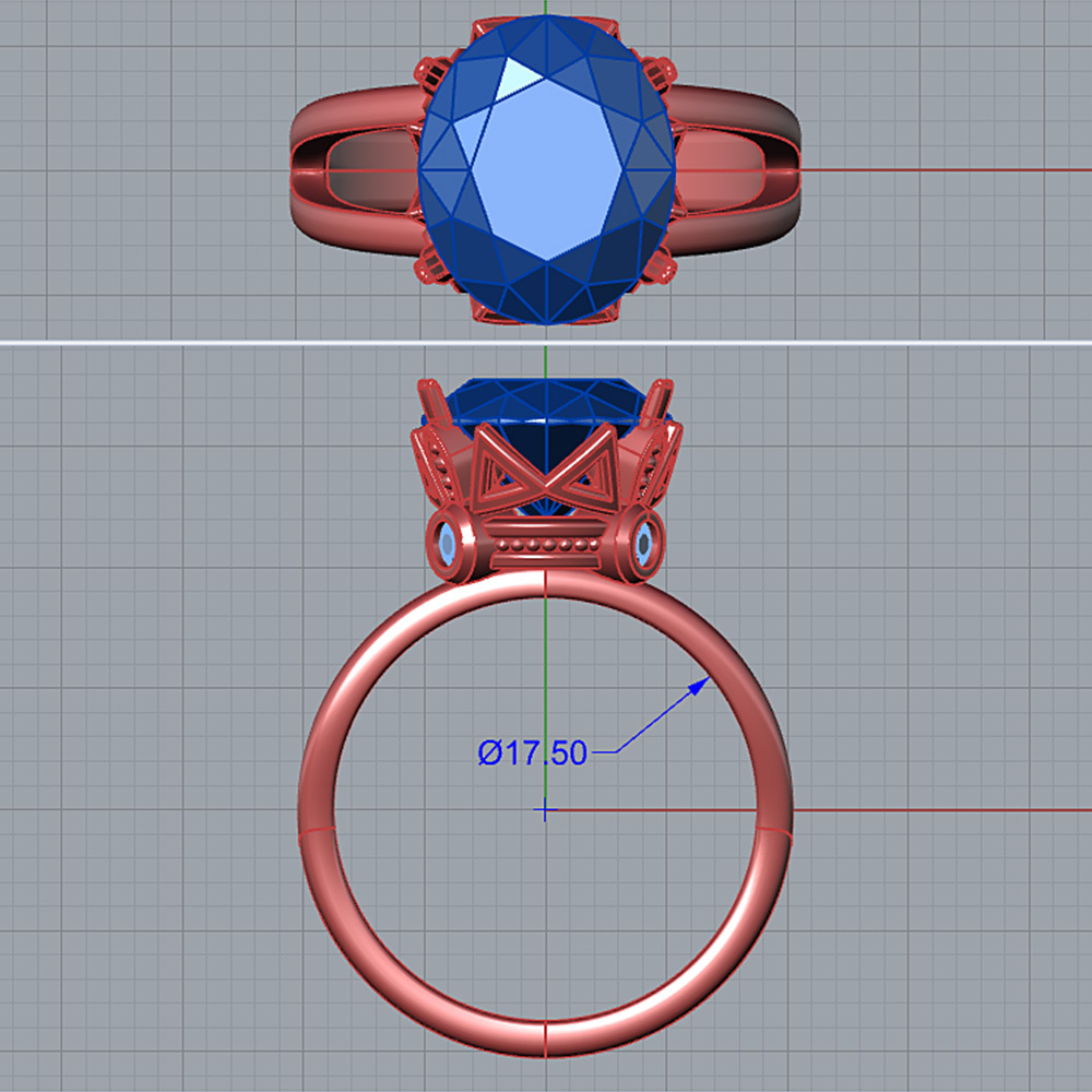 3д модель кольцо для печати