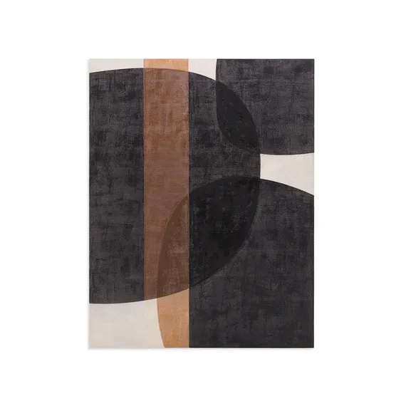 Tonol коричневый абстрактный холст 140 x 180 см