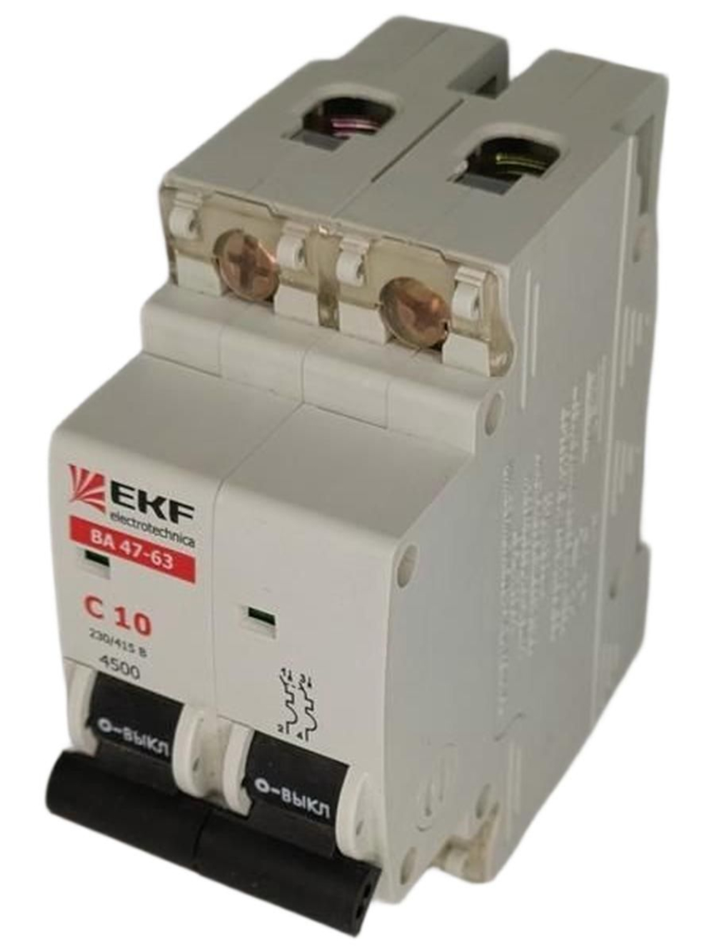 Автоматический выключатель 1P 32А ВА 47-63 EKF PROxima 2шт ЕКФ
