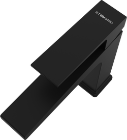 Смеситель для раковины STWORKI Нюборг S37010BK матовый черный