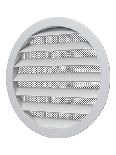 Решетка вентиляционная РКМ фланец D160 сетка D185 алюминий ERA