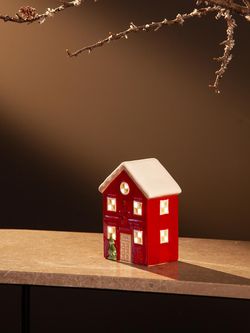 Домик с подсветкой Fredensborg из коллекции New Year Essential, 13 см