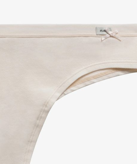 Женские трусы бразилиана (3шт) Atlantic 3CLP-005, темный экрю + бежевый + пудровый