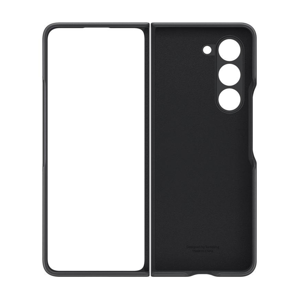 Чехол из экокожи Samsung Eco-Leather Case для Galaxy Z Fold5, Чёрный