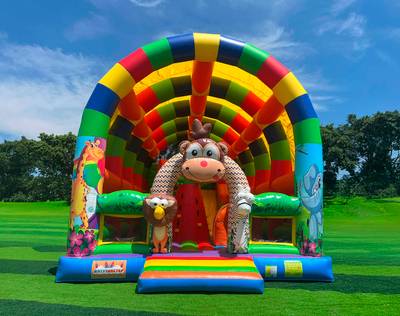 Коммерческий надувной батут «Страна Сафария 3» 10*6*6 м