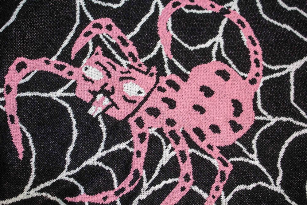 Свитер Creepy Clothing Паук черный
