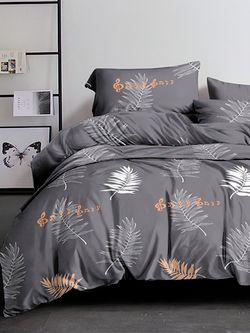 Постельное белье полисатин Simple House "Canto" 1,5-сп Наволочка 50х70 см 1 шт Простынь на резинке 90x200 см Пододеяльник 145x215 см