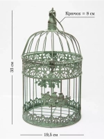 Клетка декоративная интерьерная 35*19,5 см