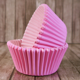 Тарталетка для конфет 35х25 мм розовые, 45- 50 штук
