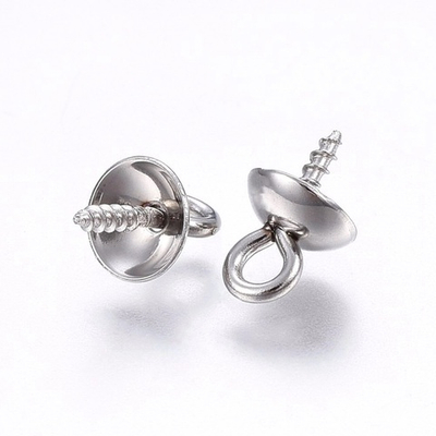 x483 Штифт вкручивающийся 10*4мм с шляпкой и петлей 10*4мм, нерж. сталь