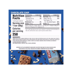 Clif Bar -Протеиновые батончики с  шоколадной крошкой — Сделано из органического овса — 10 г белка — Не содержит ГМО — На растительной основе — Энергетические батончики — 12 штук в упаковке