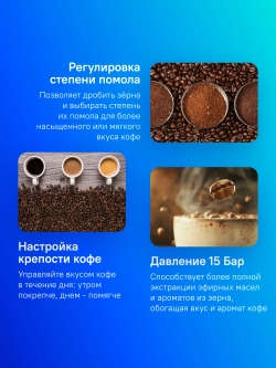 Кофемашина Philips Series 2200 EP2230/10 1500Вт черный