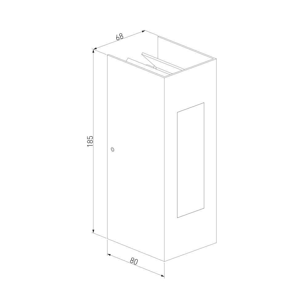 Уличный настенный светодиодный светильник Techno LED IP54 с регулировкой лучей 1638 TECHNO LED