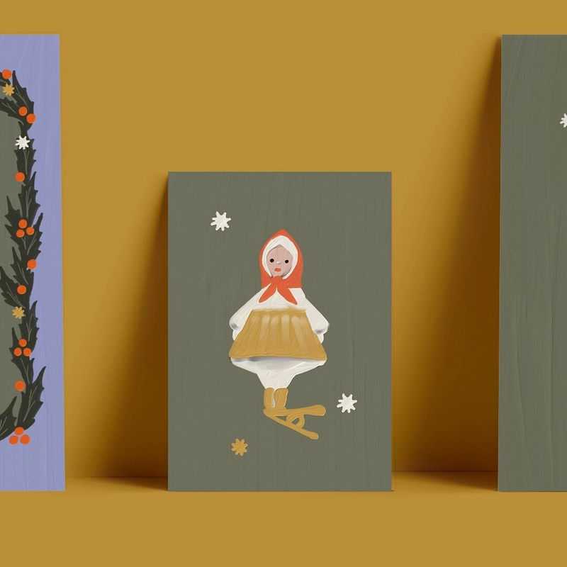 Открытка – Девочка