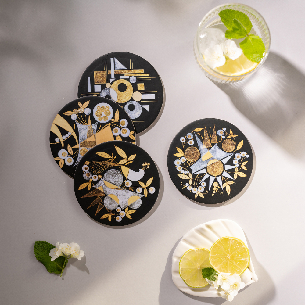 Набор подставок под кружку Геометрия