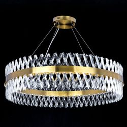 Citilux Ричард CL336103 LED Люстра хрустальная с пультом Бронза