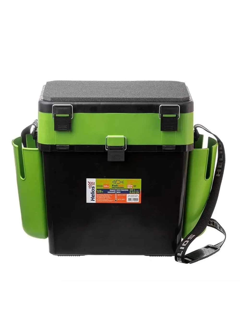 Ящик для зимней рыбалки Helios FishBox (10л) оранжевый