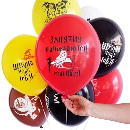 Воздушные шары 1 сентября Гарри Потер