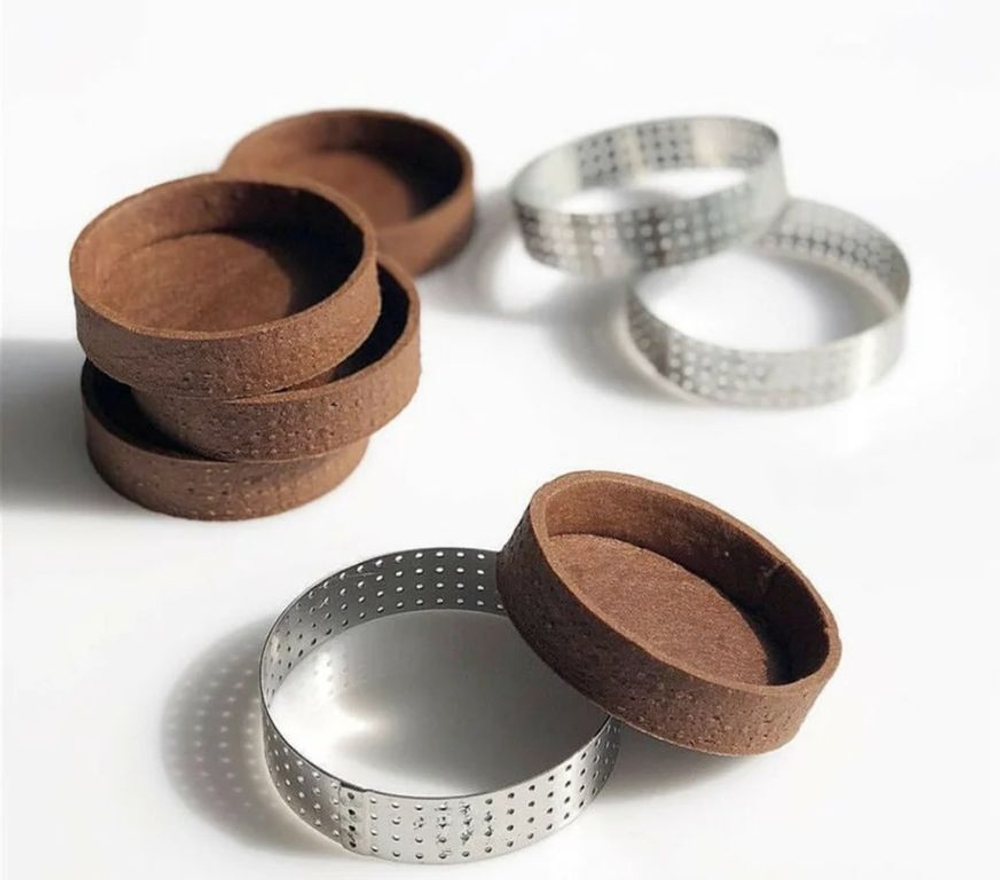 Кольцо для выпечки перфорированное d=8 см, h=2 см