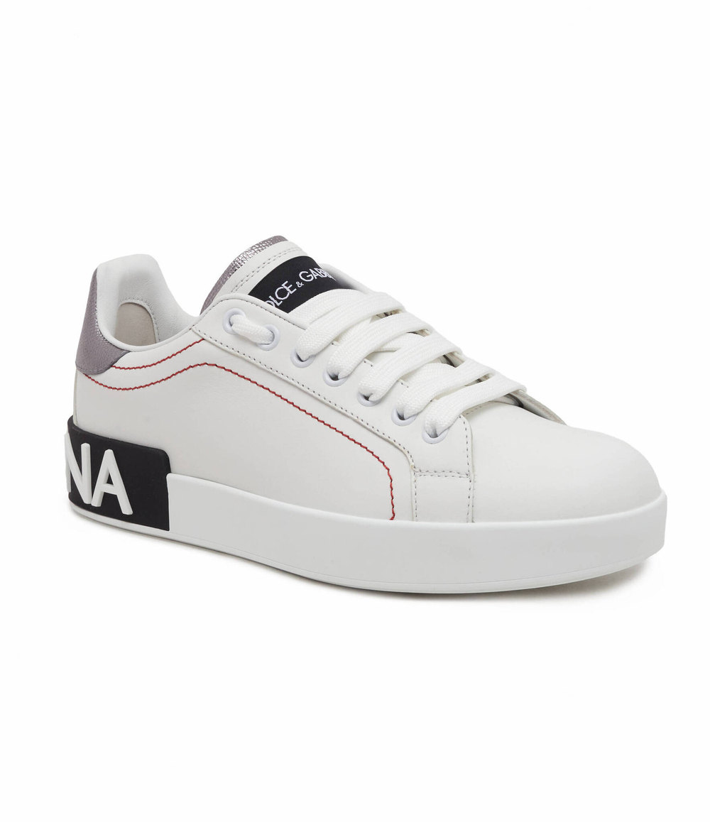 Кожаные кроссовки portofino Dolce & Gabbana - белый(CK1587 AH527)