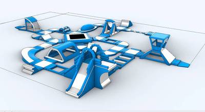 Аквапарк на воде “Пляжное путешествие 2”