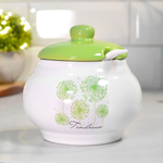 Сахарница 600мл с ложкой "Нежность" (00113365)