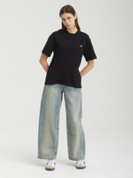 Женские Джинсы Cherry Garment Washing Wide-fit
