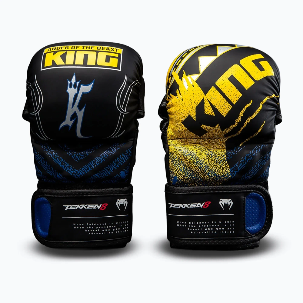 Спарринговые перчатки Venum x TEKKEN 8 King Boxing black/yellow