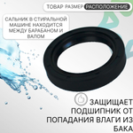 Сальник 40x55x10 для стиральных машин Whirlpool Bauknecht